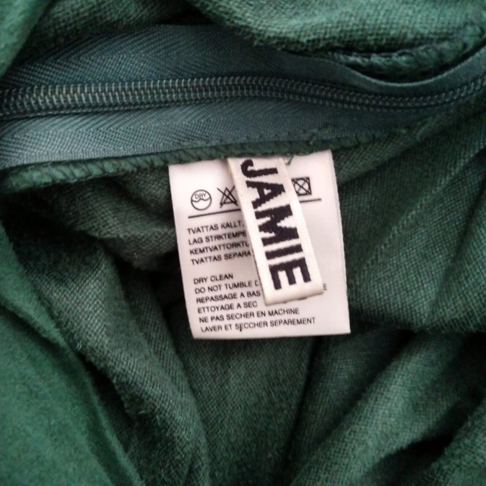 Jamie Stone Emerald Green Microsuede Midi View 5